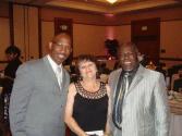 Pastor Gaskins with the Bracy's